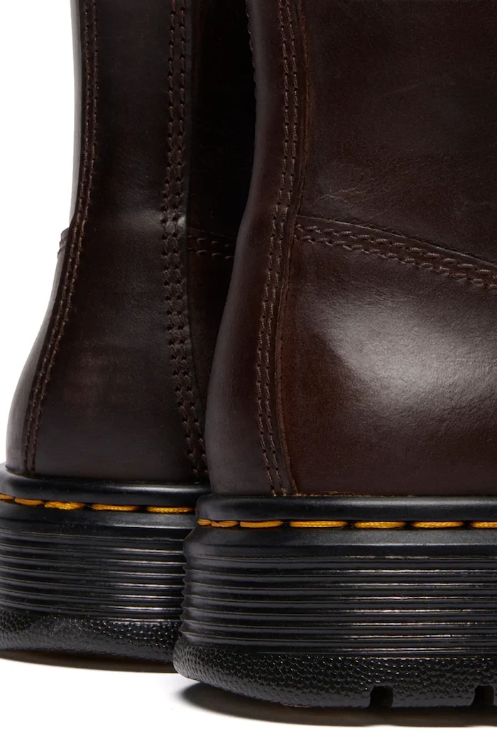 Buty wysokie skórzane Brookline Chukka Dr. Martens DM41681200 brązowy