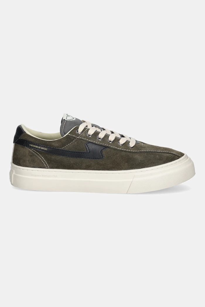 Tenisky Stepney Workers Club DELLOW S-STRIKE CUP SUEDE YA25605 zelená AW25