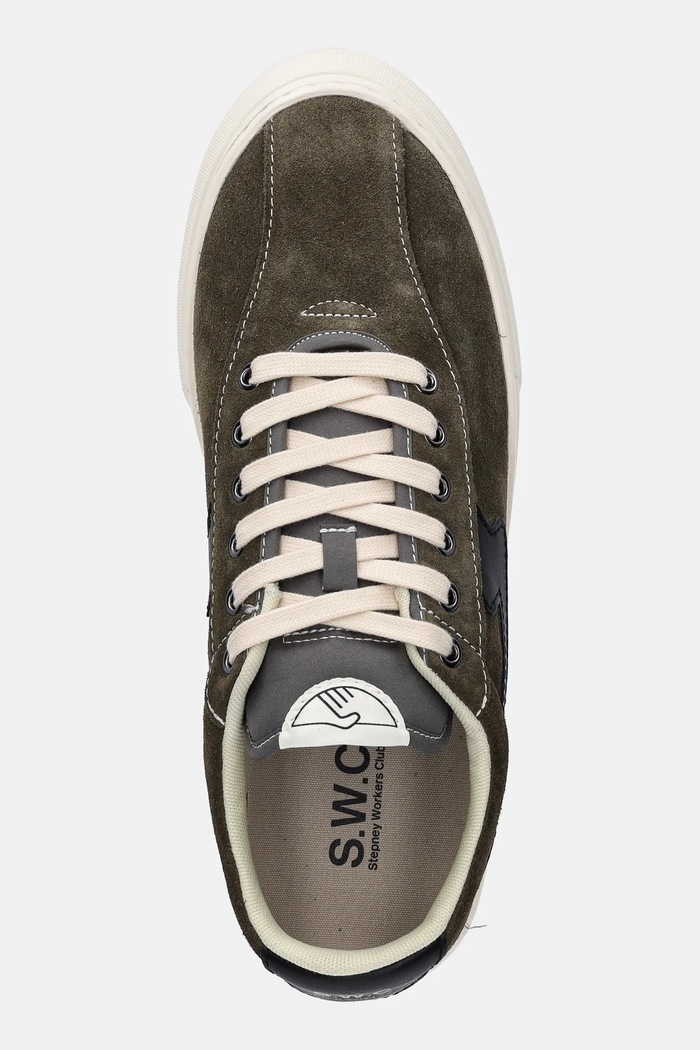 Tenisky Stepney Workers Club DELLOW S-STRIKE CUP SUEDE zelená YA25605
