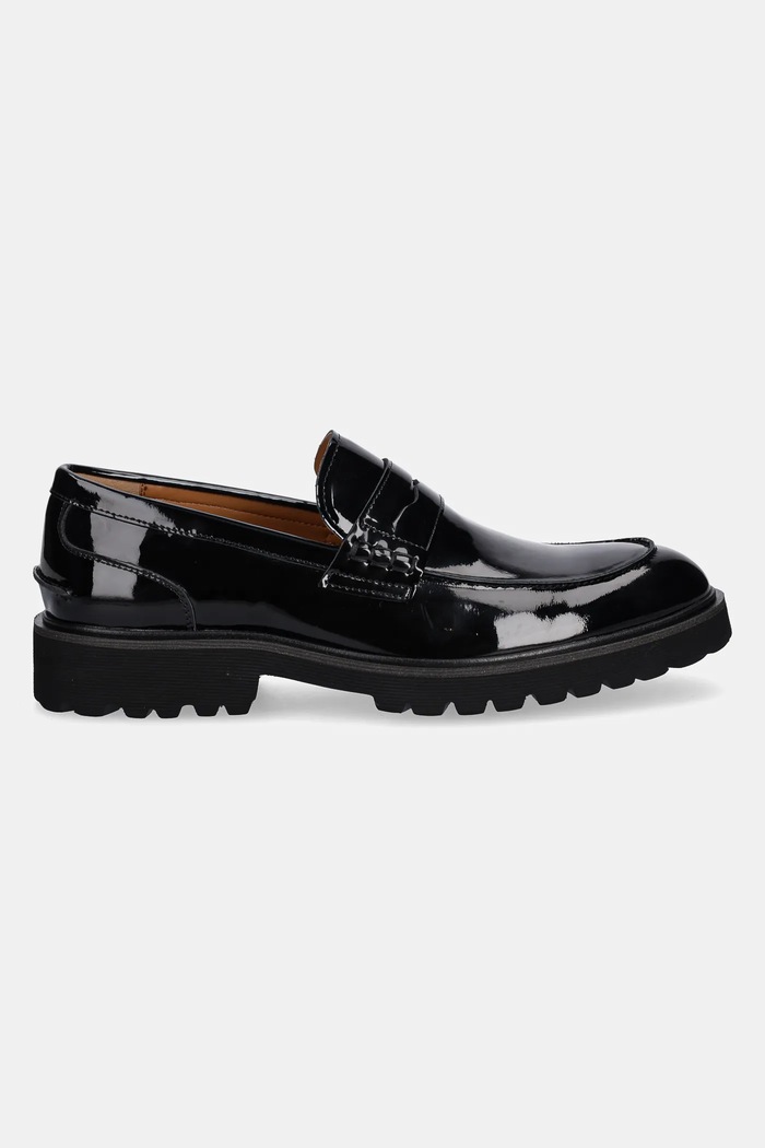Steve Madden mocasini de piele Maisonn 12000756.017 negru AW25