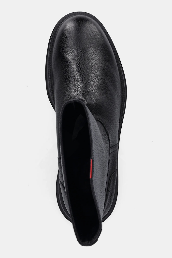 HUGO buty skórzane Lenner czarny 50552560.001