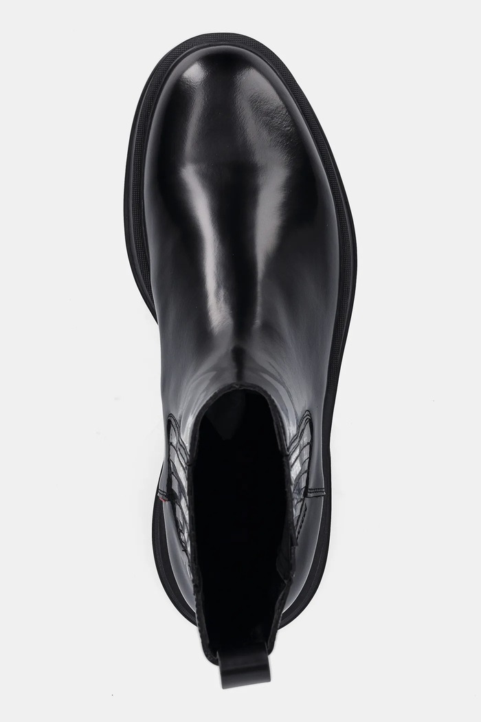 HUGO ghete chelsea de piele Lenner negru 50552567.001