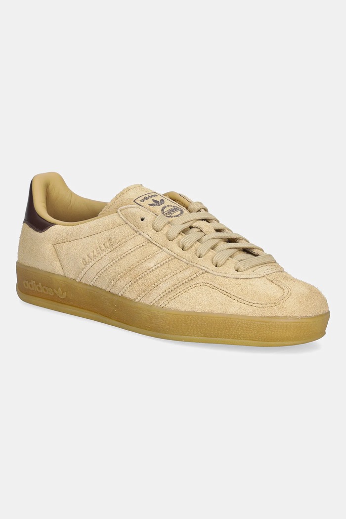 adidas Originals sneakers din piele întoarsă Gazelle Indoor piele întoarsă bej JQ8400