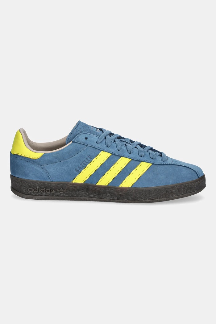 Кросівки з нубуку adidas Originals Gazelle Indoor Pro JR8838 блакитний AW25