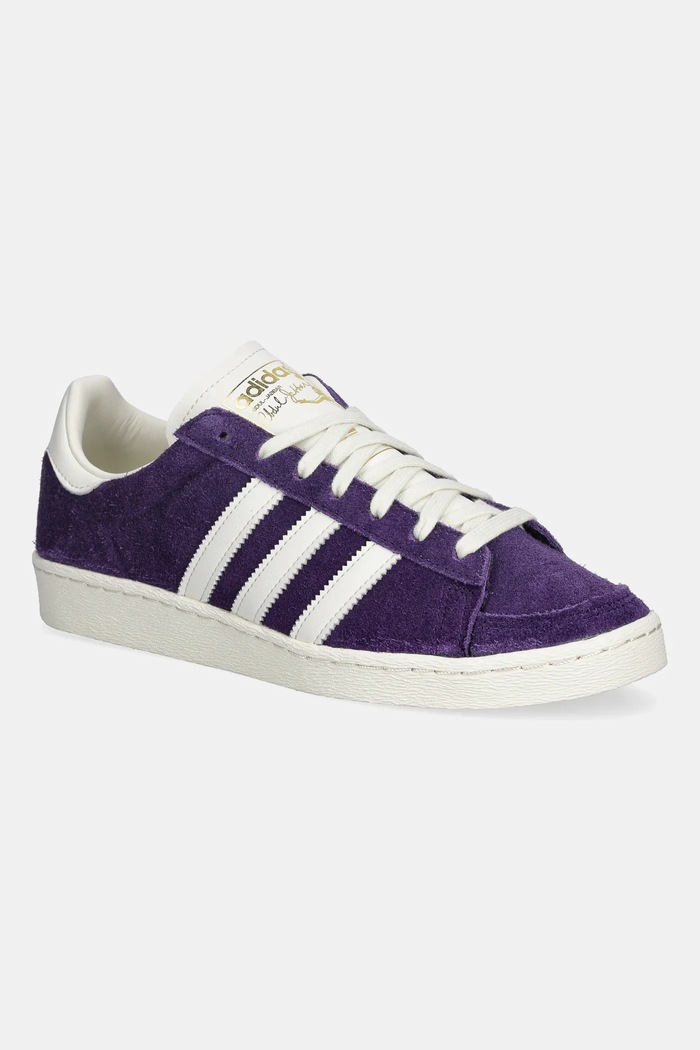 adidas Originals suede sneakers Jabbar Lo grain leather violet JR4355