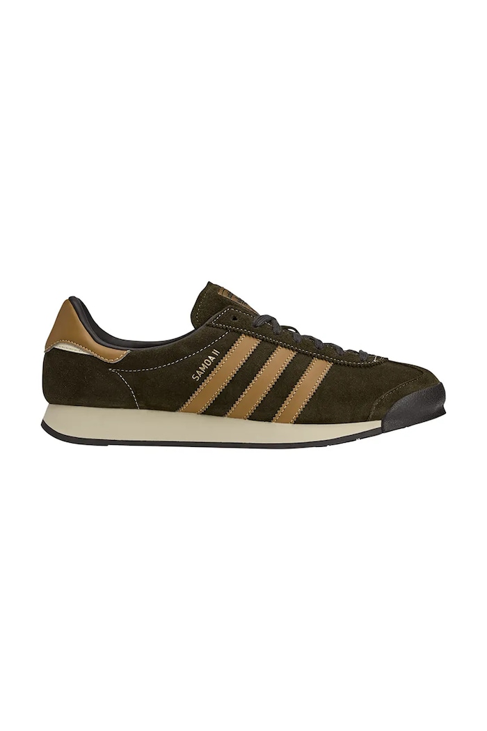 Замшевые кроссовки adidas Originals Samoa II Spzl имитация натуральной кожи коричневый JR1565