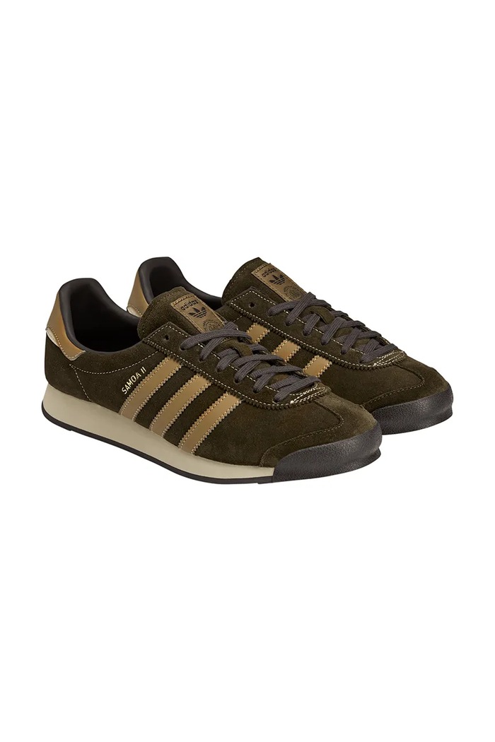 Замшевые кроссовки adidas Originals Samoa II Spzl JR1565 коричневый AW25