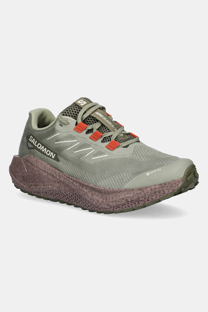 Salomon buty do biegania AERO BLAZE 3 GRVL GTX syntetyczny zielony L47978500