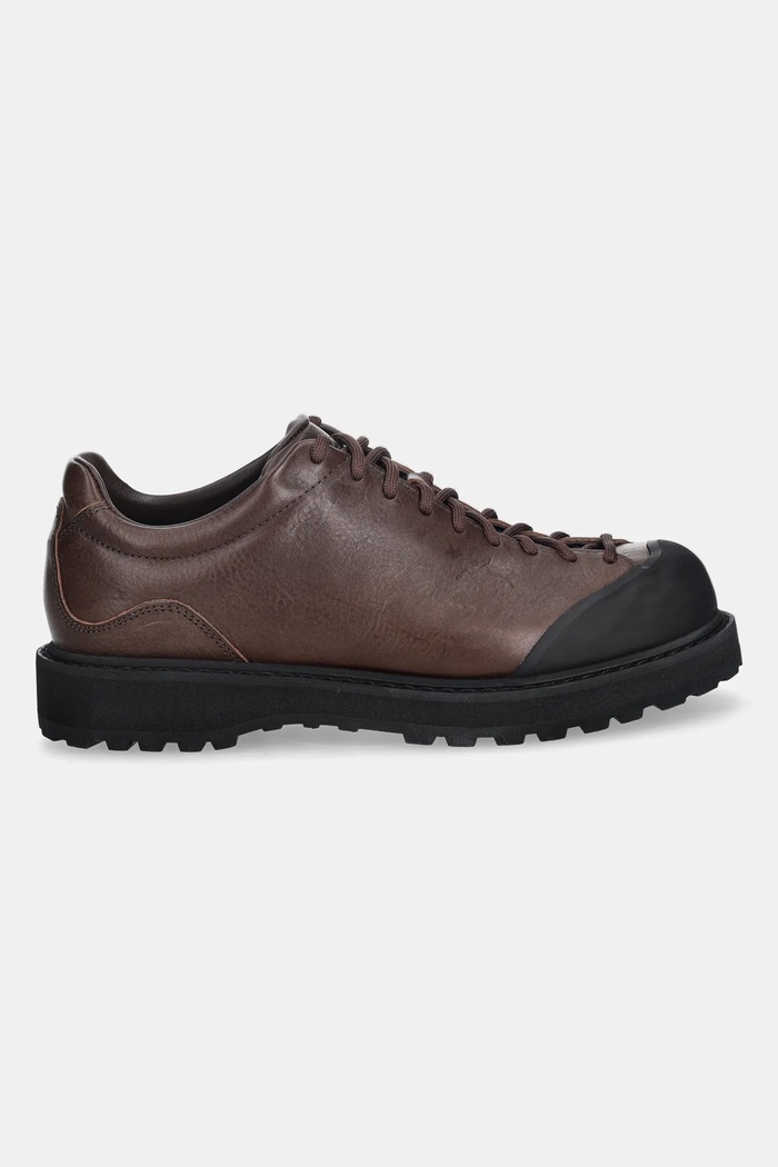 Diemme pantofi de piele ampezzo DI25FWAMM.F01L011MOG maro AW25