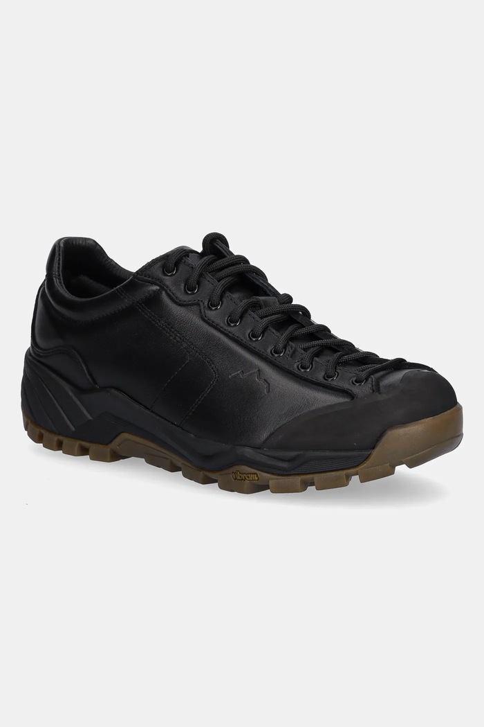 Kožne tenisice Diemme movida niska crna DI25FWMOM.F01L001BLK