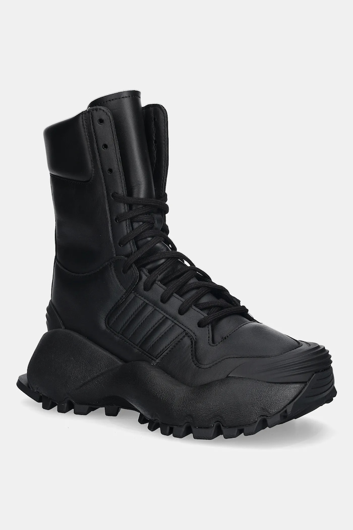adidas Originals buty skórzane Chavarria Forum Boot Mid nieocieplane czarny HQ4879