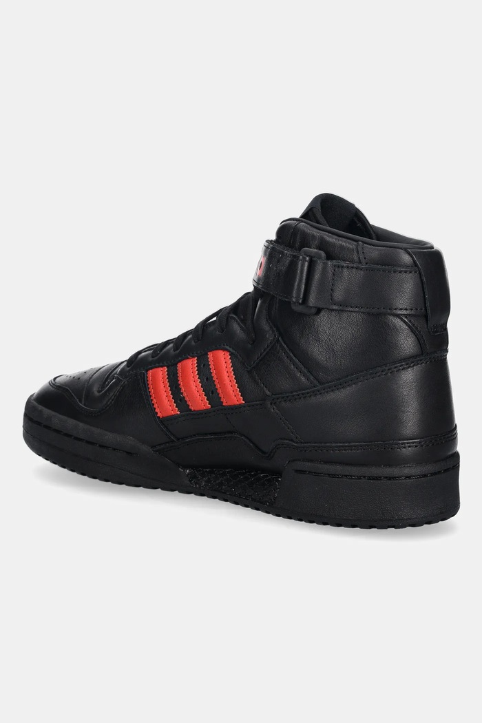 Обувь Кожаные кроссовки adidas Originals Chavarria Forum 84 HI KK3695 чёрный