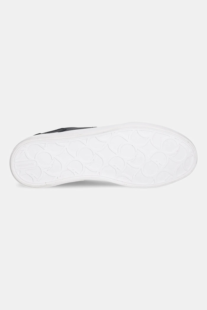 Kožené tenisky Trussardi N028S000928N.0Z3 čierna