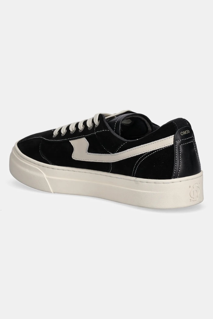 Παπούτσια Σουέτ sneakers Stepney Workers Club Omni Dellow S-Strike Silk Suede OM03015 μαύρο