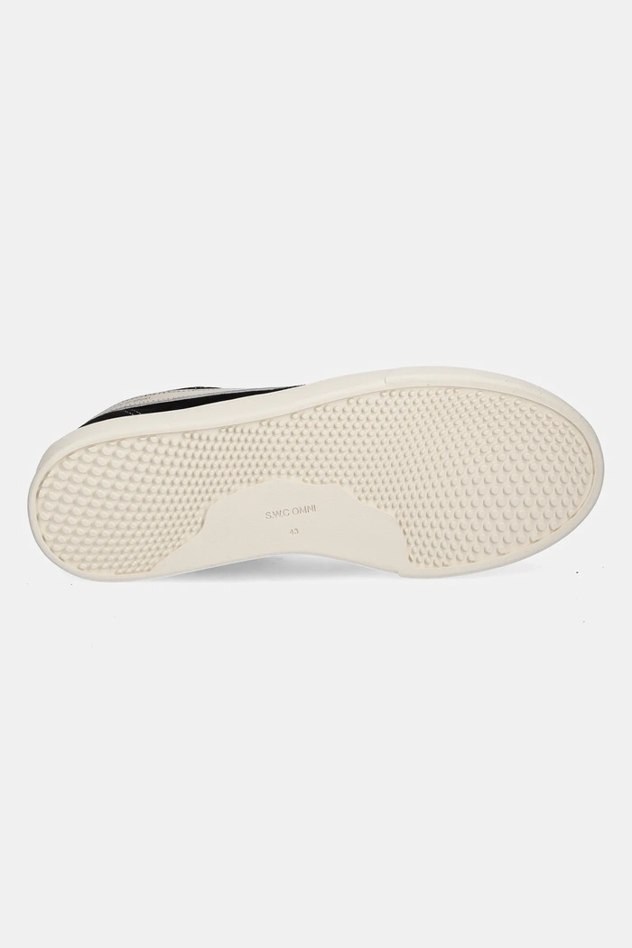 Σουέτ sneakers Stepney Workers Club Omni Dellow S-Strike Silk Suede OM03015 μαύρο