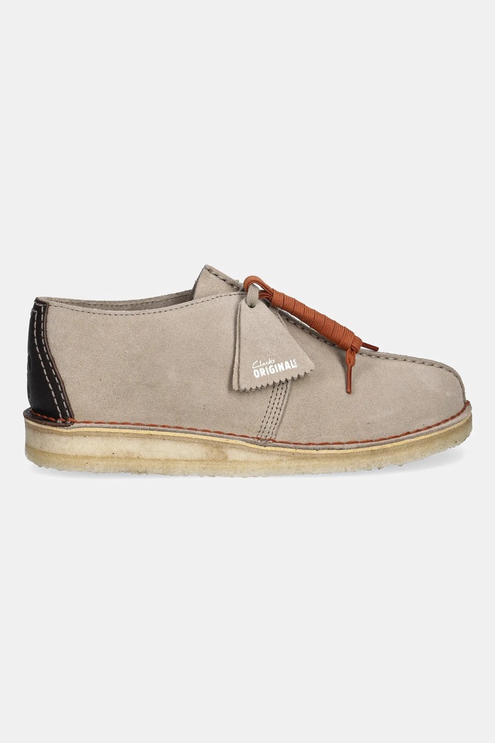 Clarks Originals półbuty zamszowe Desert Trek 26178478 beżowy AW25