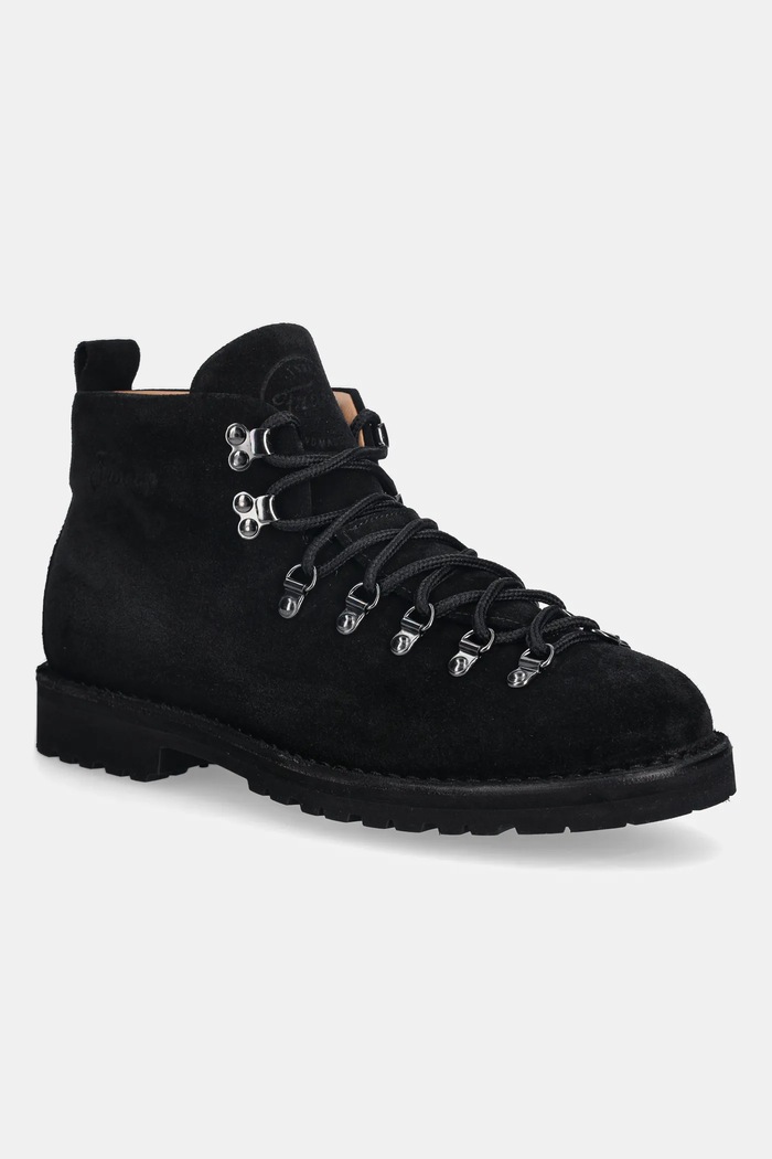 Fracap scarpe in camoscio Magnifico M120 Suede non isolato nero MAGNIFICO.SUEDE.M120
