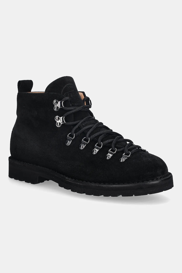 Fracap scarpe in camoscio Magnifico M120 Suede non isolato nero MAGNIFICO.SUEDE.M120
