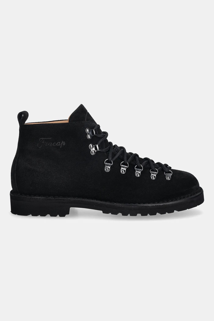 Fracap scarpe in camoscio Magnifico M120 Suede MAGNIFICO.SUEDE.M120 nero AW25