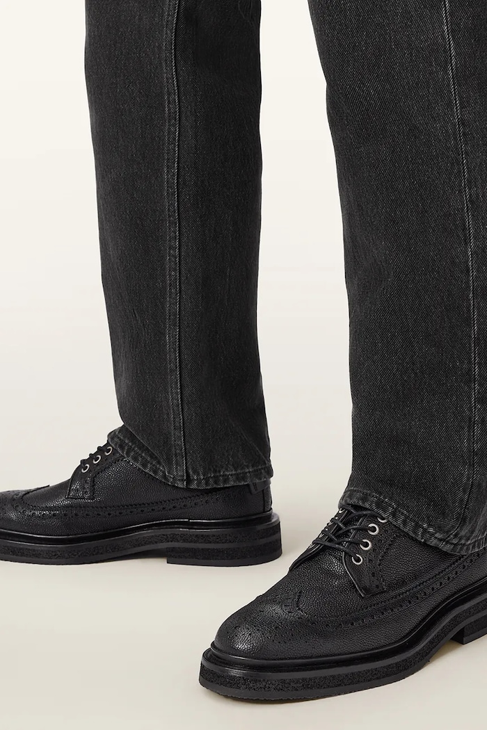 Δερμάτινα κλειστά παπούτσια AllSaints Escher Brogue M047FD