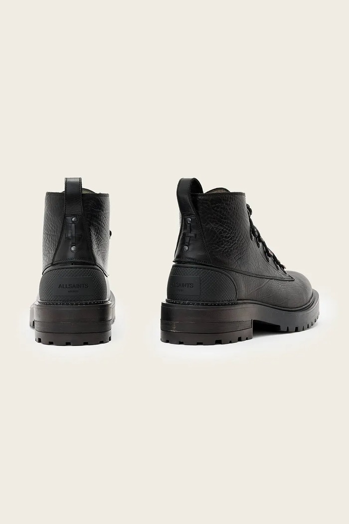 Obuv Kožená obuv AllSaints Mccoy Hiking Boot M041FD čierna