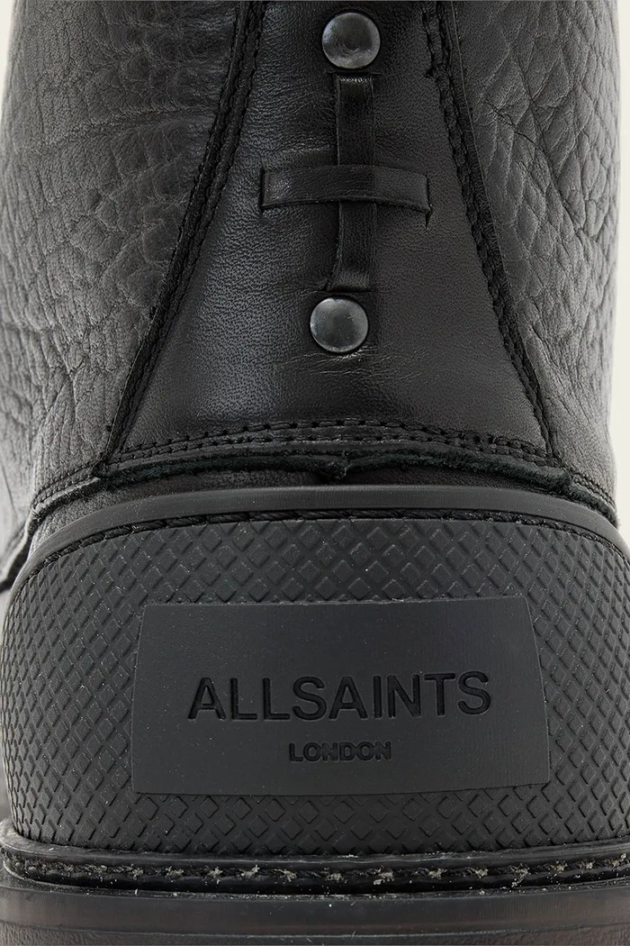Kožená obuv AllSaints Mccoy Hiking Boot čierna M041FD