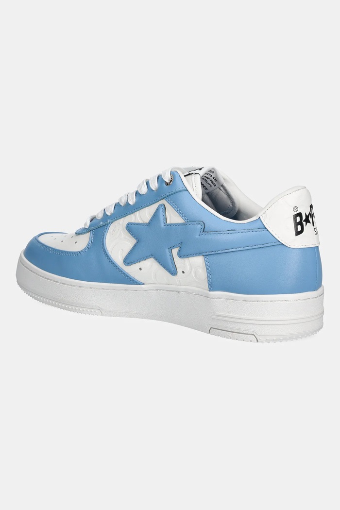Обувь Кожаные кроссовки A Bathing Ape BAPE STA #3 1L30191305 голубой