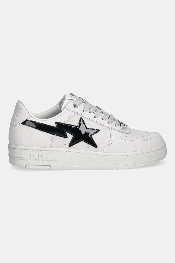 Δερμάτινα sneakers A Bathing Ape BAPE STA #4 1L30191310 λευκό AW25