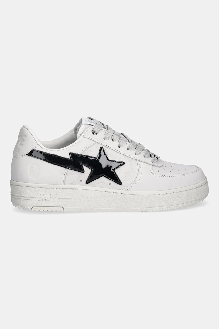 Δερμάτινα sneakers A Bathing Ape BAPE STA #4 1L30191310 λευκό AW25