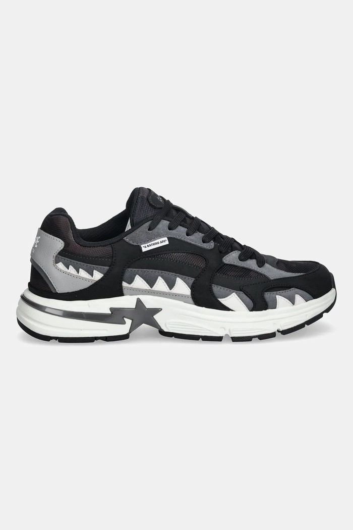 Δερμάτινα sneakers A Bathing Ape BAPE Shark STA #1 1L30191319 μαύρο AW25