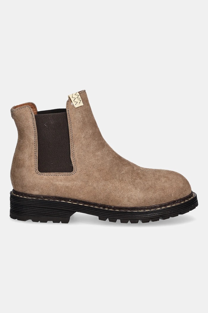 Visvim suede chelsea boots GORNERGRAT MID-FOLK 125202002006 green AW25