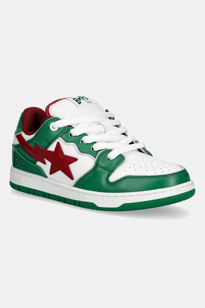 Δερμάτινα sneakers A Bathing Ape NEW BAPE SK8 STA #1 άλλο πράσινο 001FWL301311M