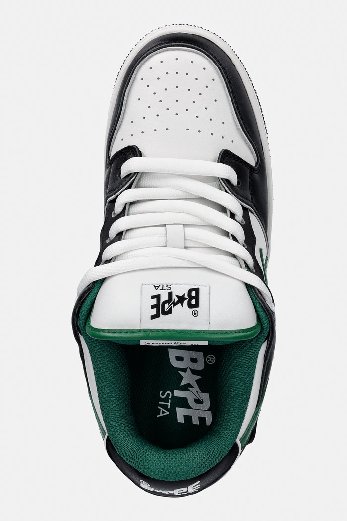 Δερμάτινα sneakers A Bathing Ape NEW BAPE SK8 STA #1 μαύρο 001FWL301311M