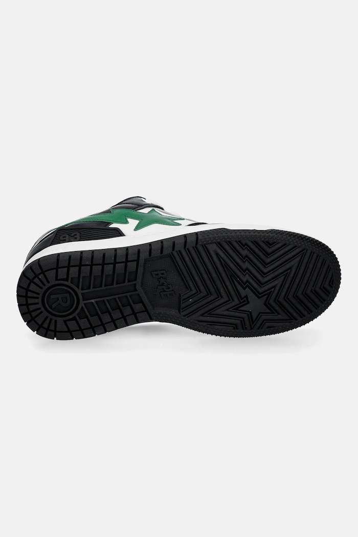 Δερμάτινα sneakers A Bathing Ape NEW BAPE SK8 STA #1 001FWL301311M μαύρο