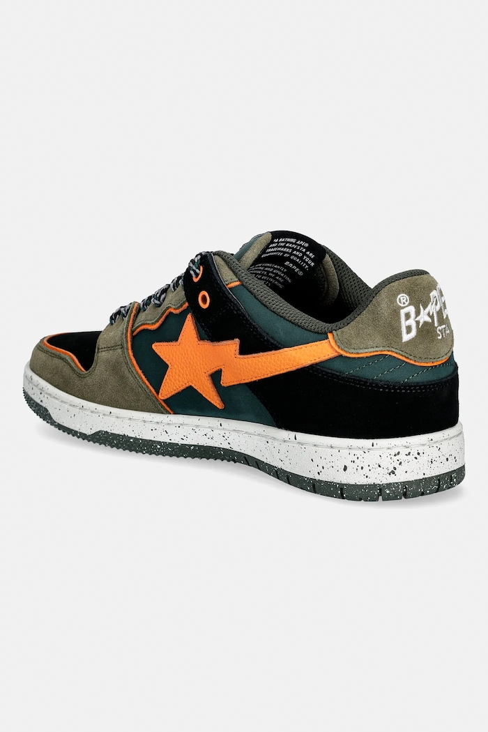 Взуття Шкіряні кросівки A Bathing Ape BAPE SK8 STA #1 001FWL301313M зелений