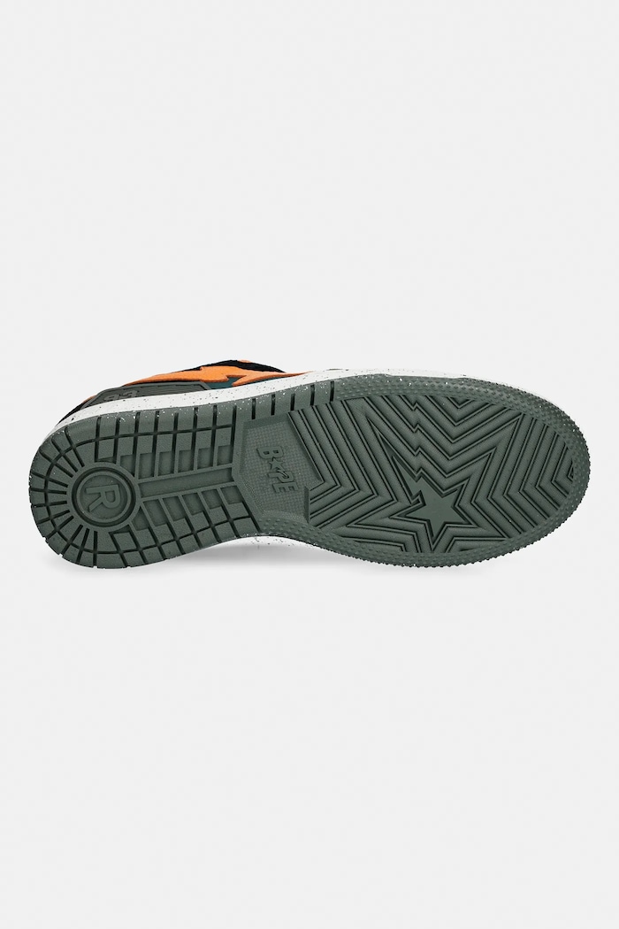 Шкіряні кросівки A Bathing Ape BAPE SK8 STA #1 001FWL301313M зелений