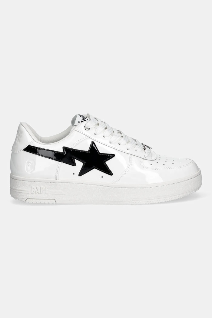 Шкіряні кросівки A Bathing Ape BAPE STA #1 001FWL801301M білий AW25