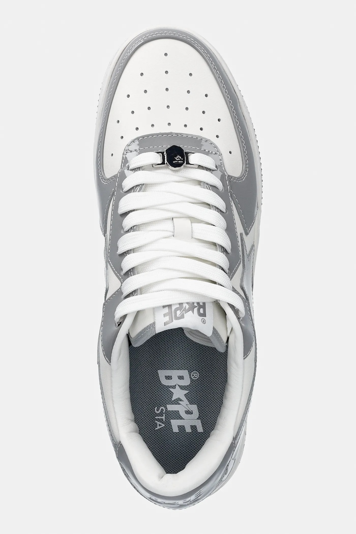 Δερμάτινα sneakers A Bathing Ape BAPE STA ICON #1 γκρί 001FWL801305M