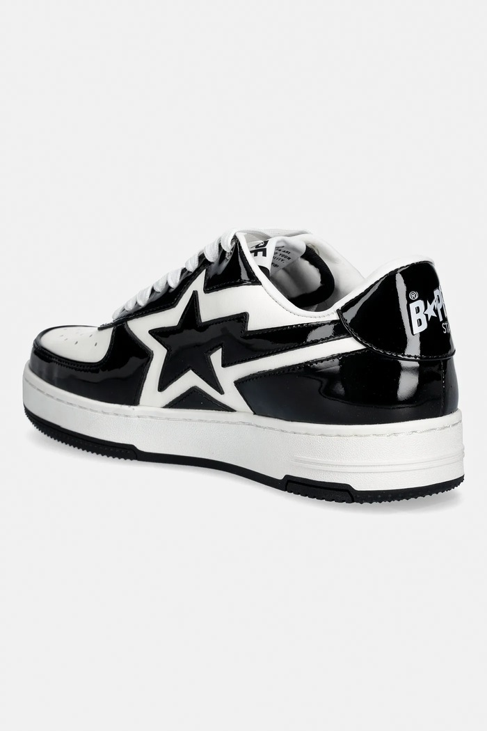 Обувь Кожаные кроссовки A Bathing Ape BAPE STA ICON #1 001FWL801305M чёрный