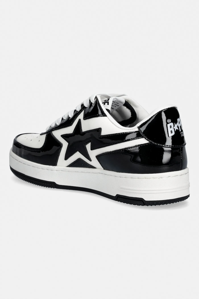 Обувь Кожаные кроссовки A Bathing Ape BAPE STA ICON #1 001FWL801305M чёрный
