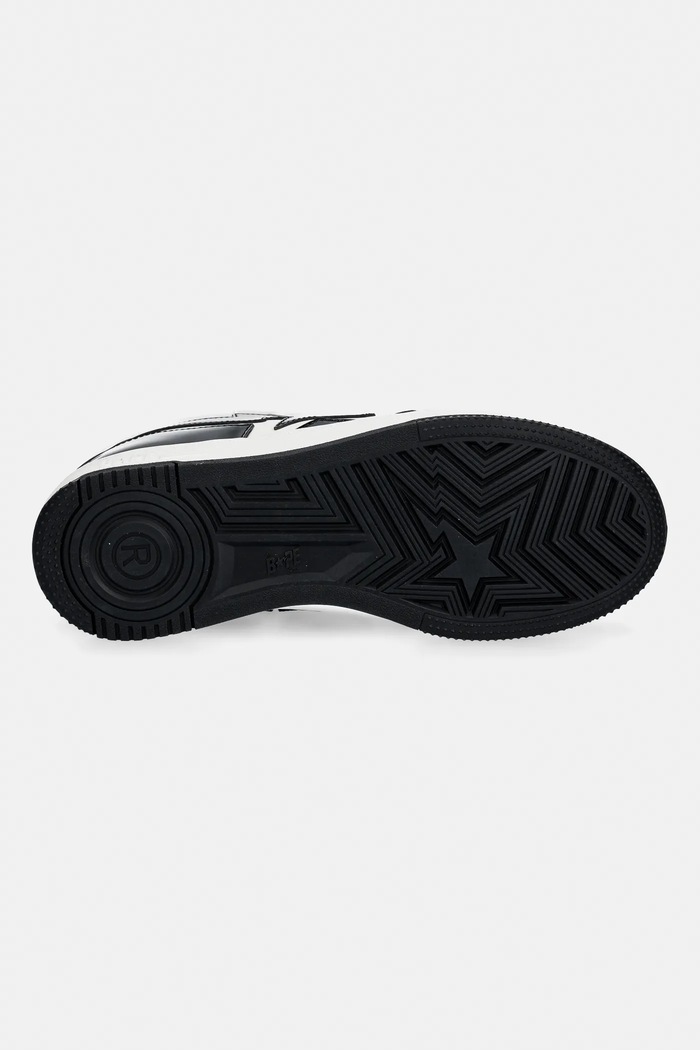 Кожаные кроссовки A Bathing Ape BAPE STA ICON #1 001FWL801305M чёрный