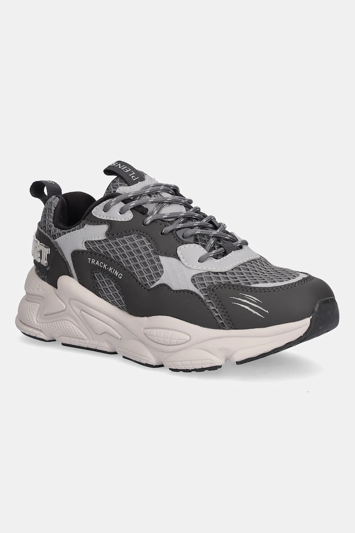 PLEIN SPORT sneakersy Track-King syntetyczny szary USC0800.STE003N.1072