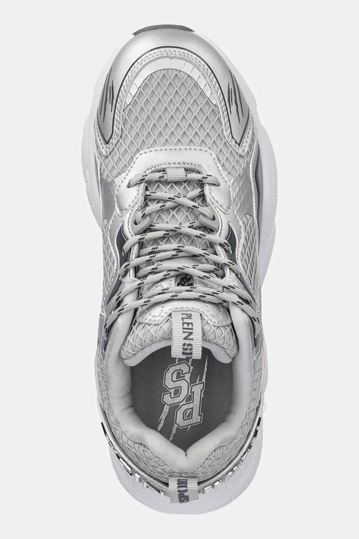 Tenisky PLEIN SPORT Track-King Chrome strieborná USC0843.STE003N.70