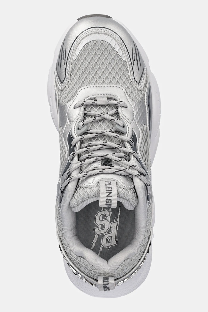 Tenisky PLEIN SPORT Track-King Chrome strieborná USC0843.STE003N.70