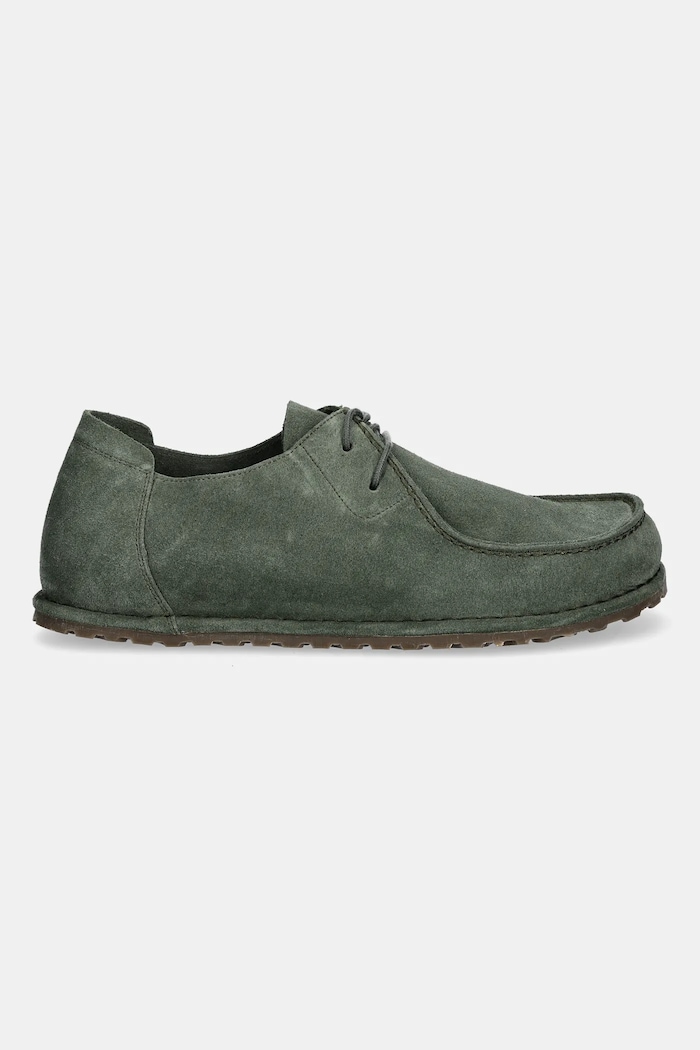 Σουέτ κλειστά παπούτσια Birkenstock Utti Lace 1030109 πράσινο AW25