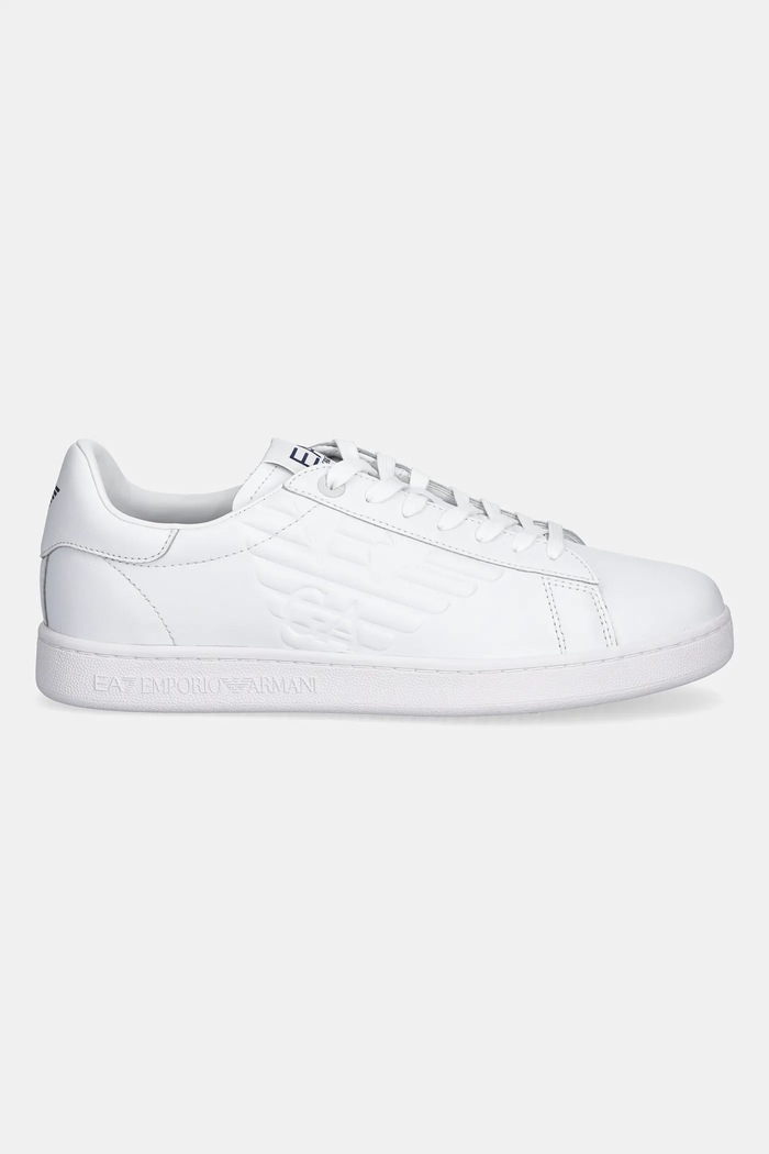 EA7 Emporio Armani bőr sportcipő AF10848.7X000331 fehér SS26