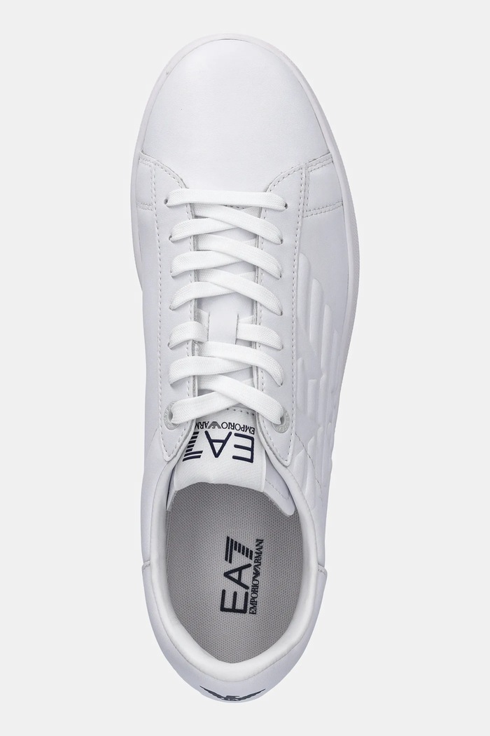 EA7 Emporio Armani bőr sportcipő fehér AF10848.7X000331