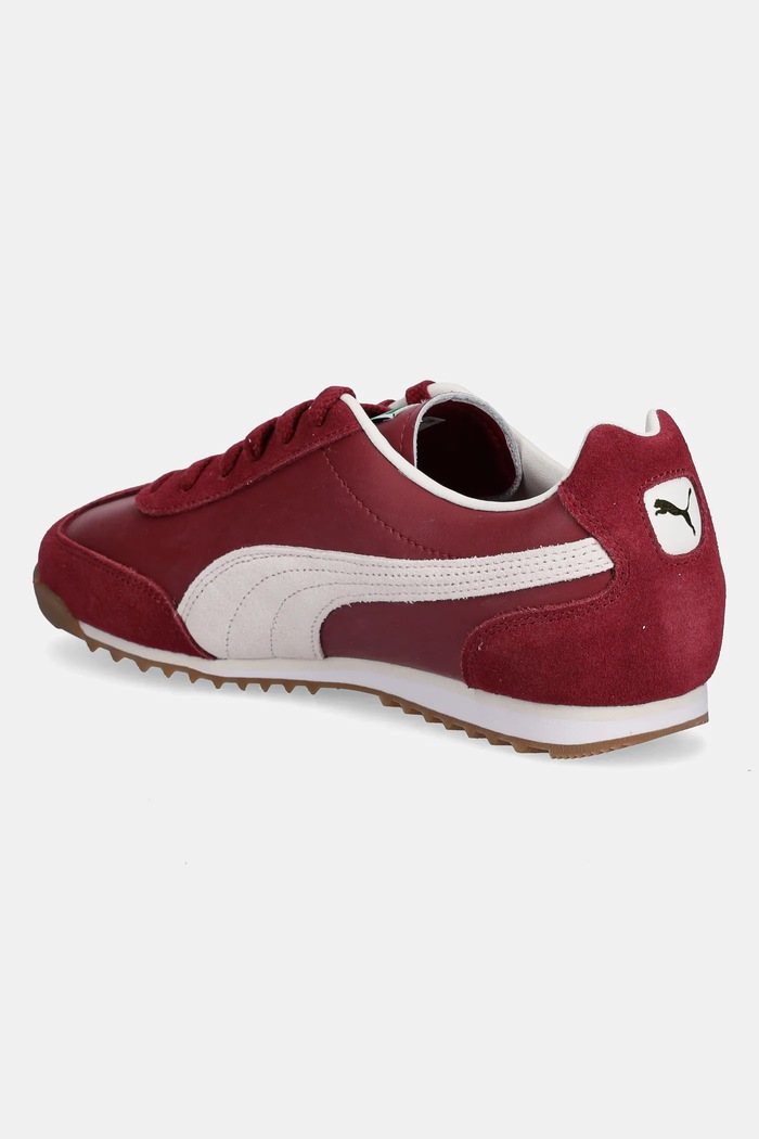 Boty Kožené tenisky Puma Arizona Retro 402353 burgundské