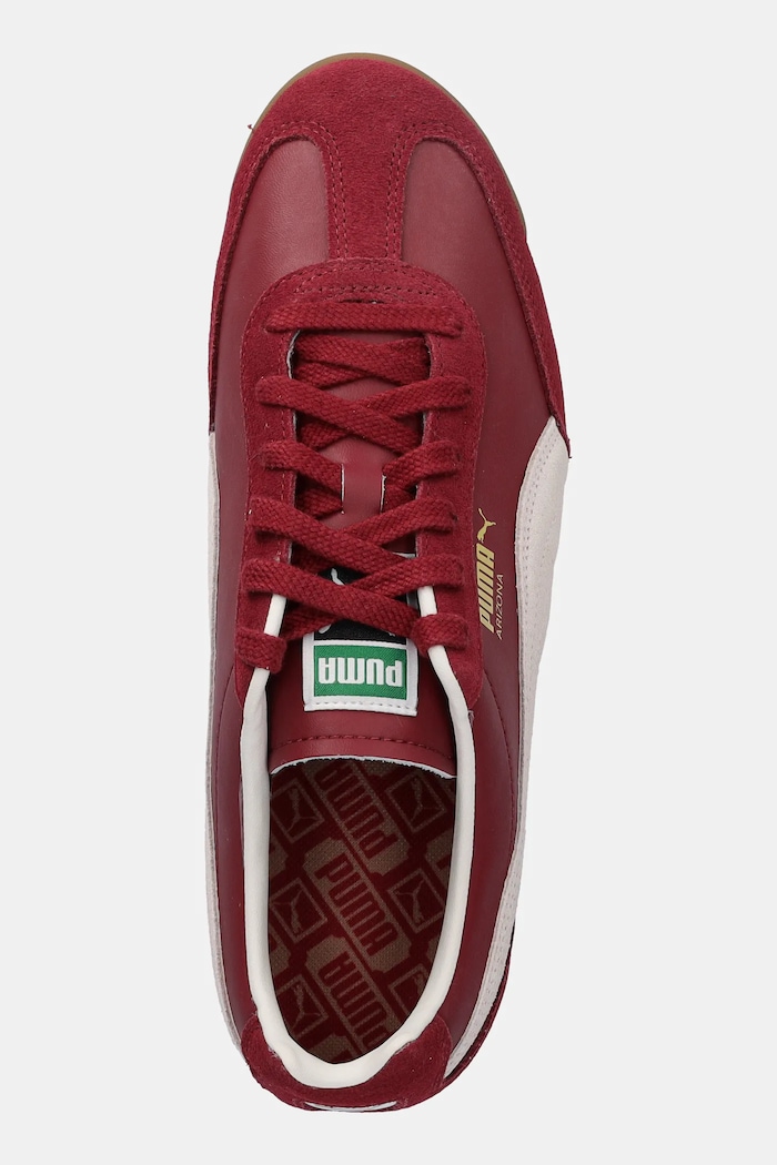 Kožené tenisky Puma Arizona Retro burgundské 402353