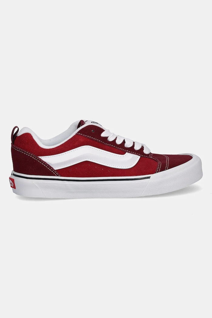 Vans teniși din piele întoarsă Knu Skool VN000D22BRD1 burgundia AW25
